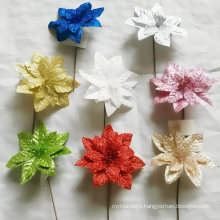 Wholesale Artificial Christmas Flowers Stem with for Christmas Tree Decoration